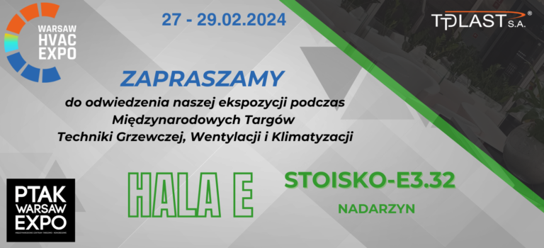  Zaproszenie na Targi Warsaw HVAC Expo